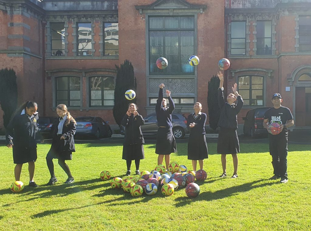 Pita Pit Carlton Gore donate sports kit to Auckland Girls Grammar School